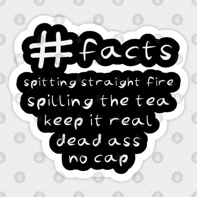 #facts Sticker by BadDrawnStuff